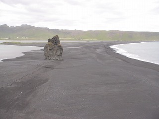 Black sand Beach